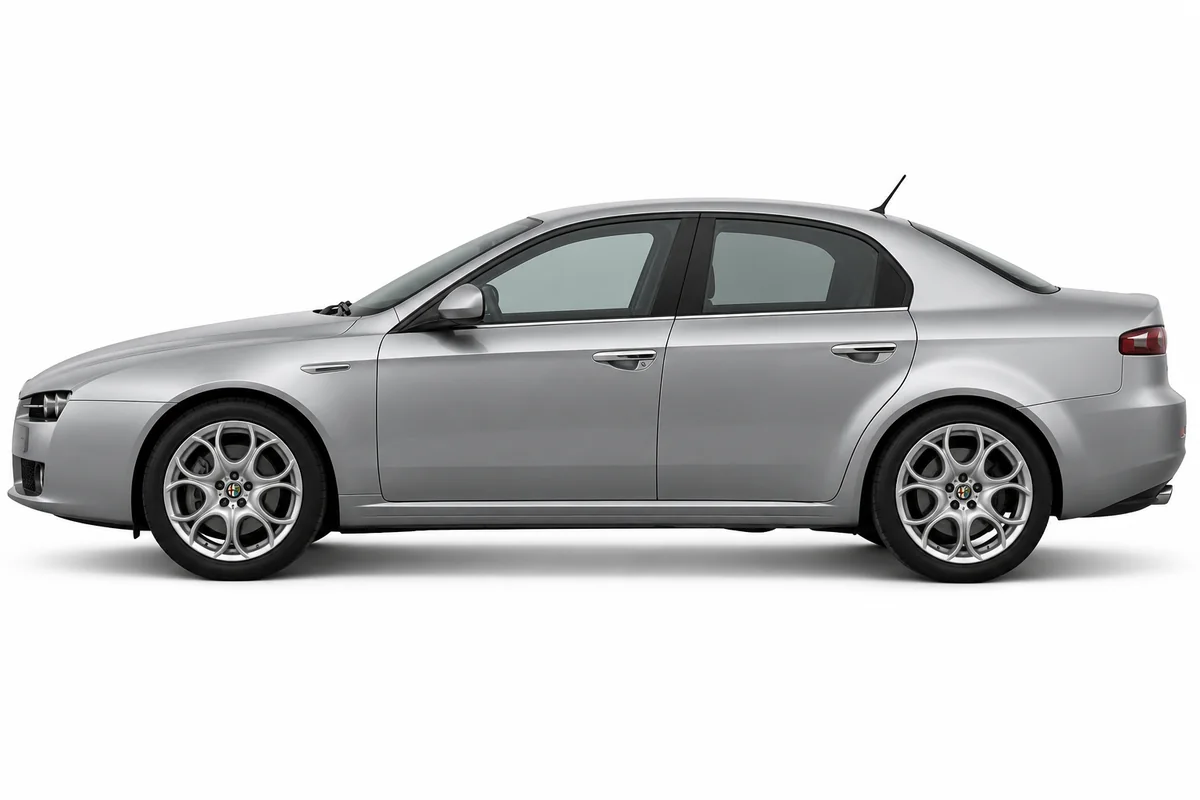 Illustrative side view of Alfa Romeo 159; model year and body style may differ