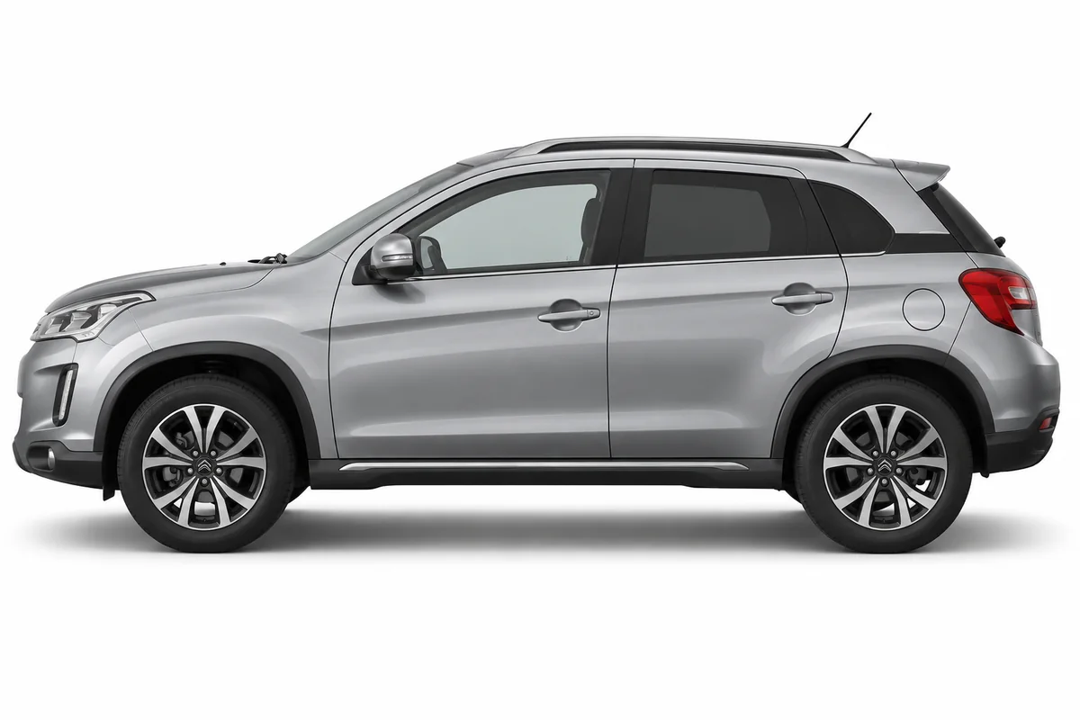 Illustrative side view of Citroën C4 Aircross; model year and body style may differ