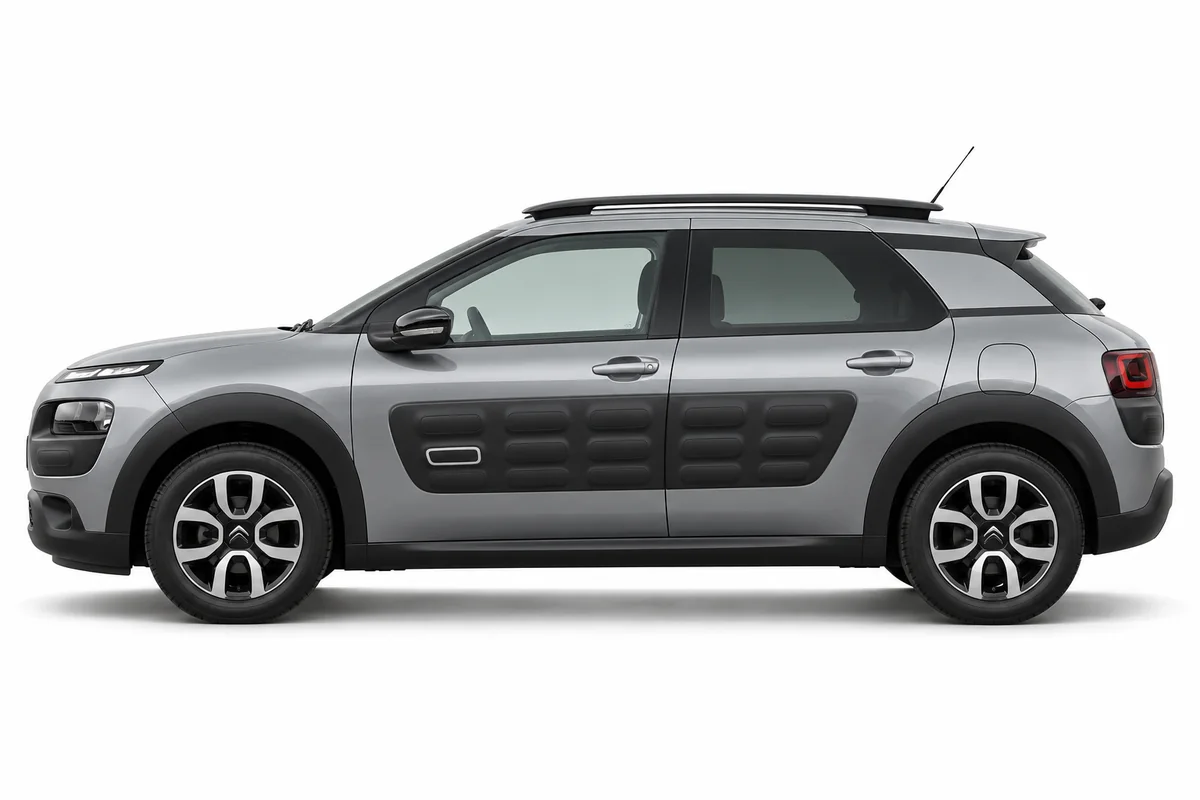 Illustrative side view of Citroën C4 Cactus; model year and body style may differ