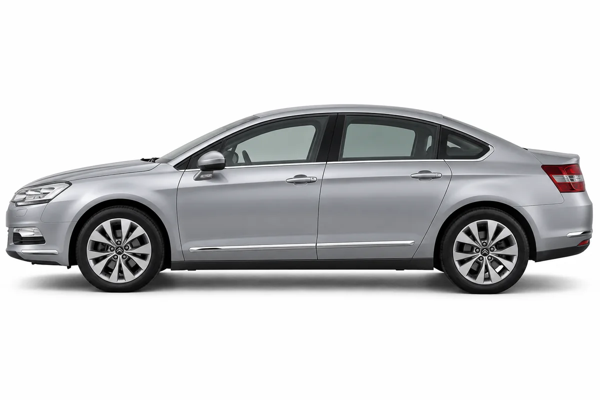 Illustrative side view of Citroën C5; model year and body style may differ