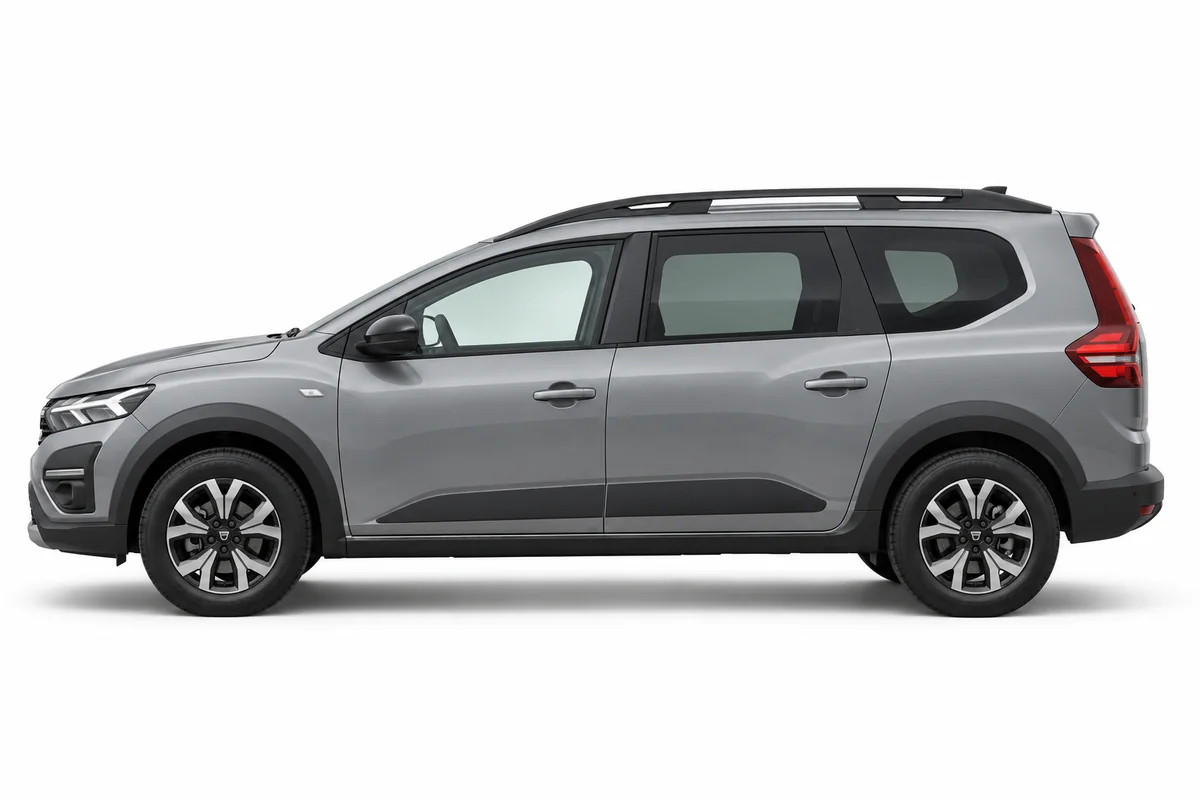 Illustrative side view of Dacia Jogger; model year and body style may differ