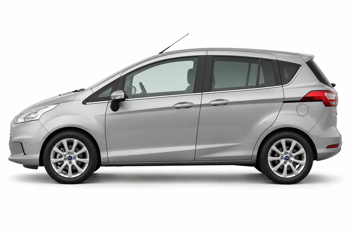 Illustrative side view of Ford B-MAX; model year and body style may differ