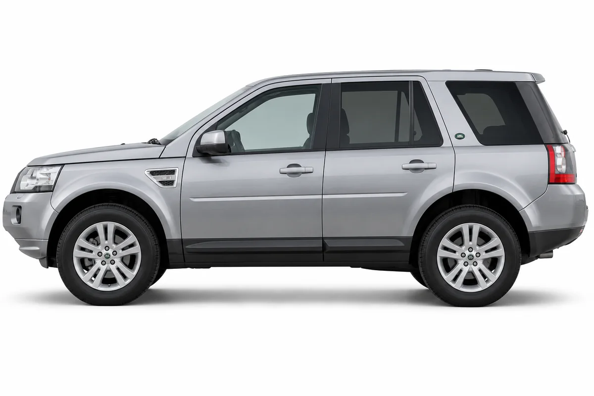 Illustrative side view of Land Rover Freelander 2; model year and body style may differ