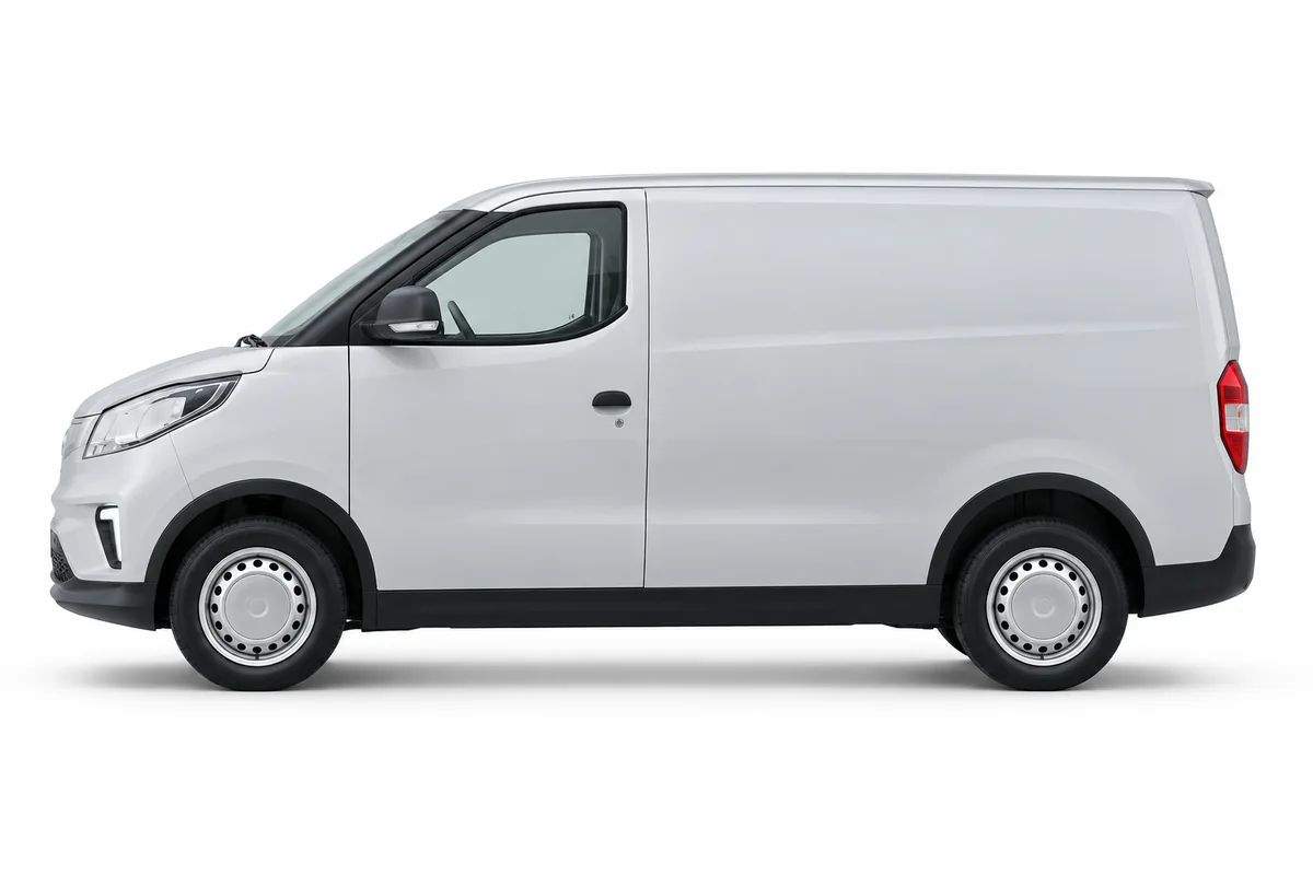 Illustrative side view of LDV Maxus MAXUS eDELIVER 3; model year and body style may differ