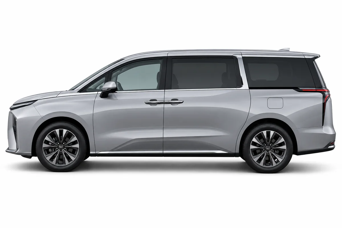 Illustrative side view of LDV Maxus MAXUS MIFA 9; model year and body style may differ