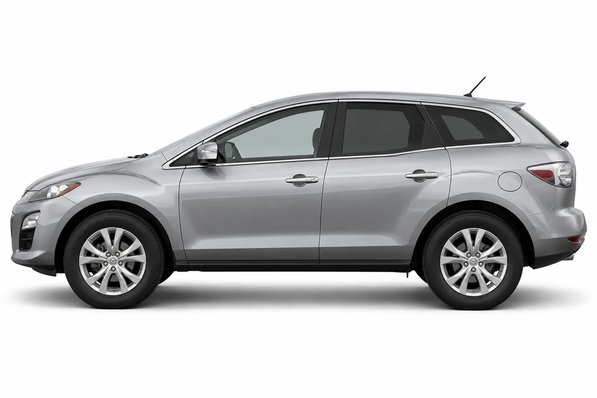 Illustrative side view of Mazda Cx-7; model year and body style may differ