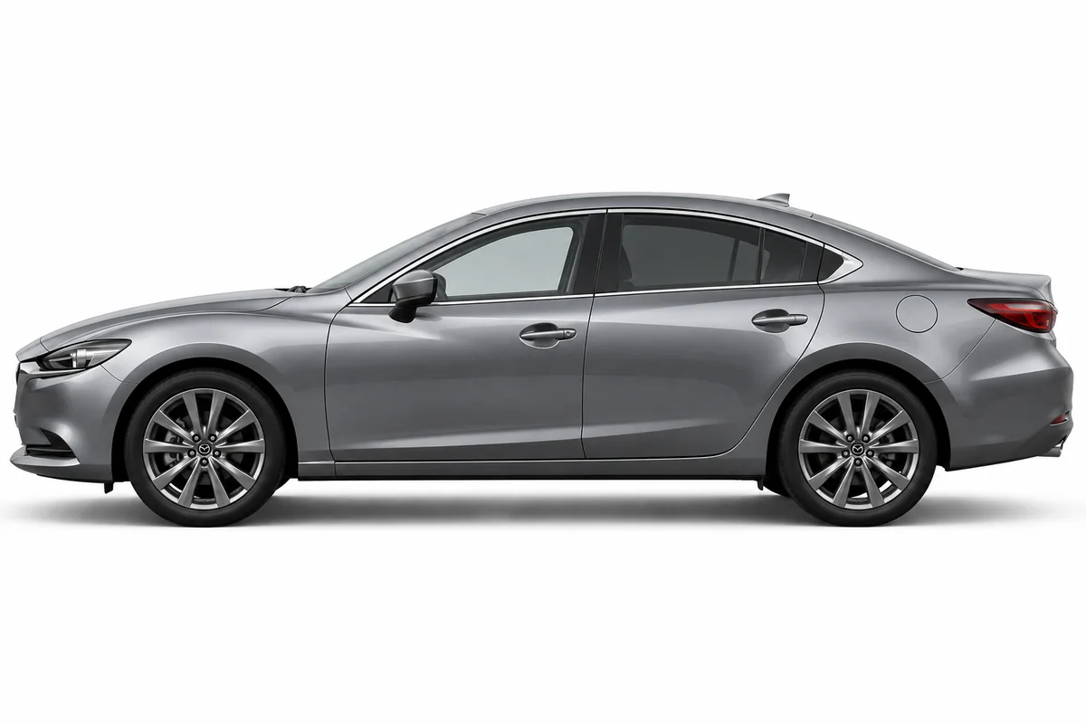 Illustrative side view of Mazda Mazda6; model year and body style may differ