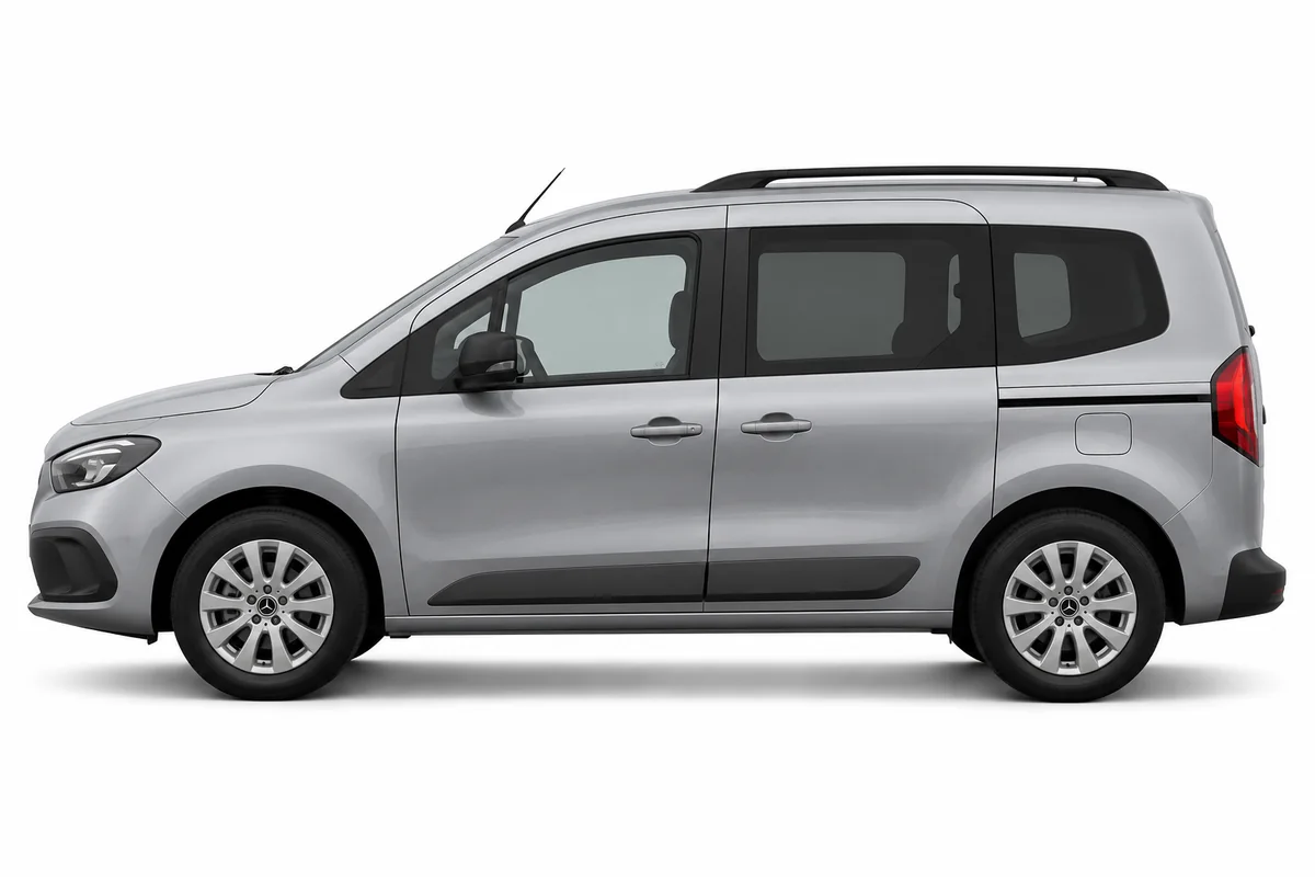 Illustrative side view of Mercedes-Benz Citan; model year and body style may differ