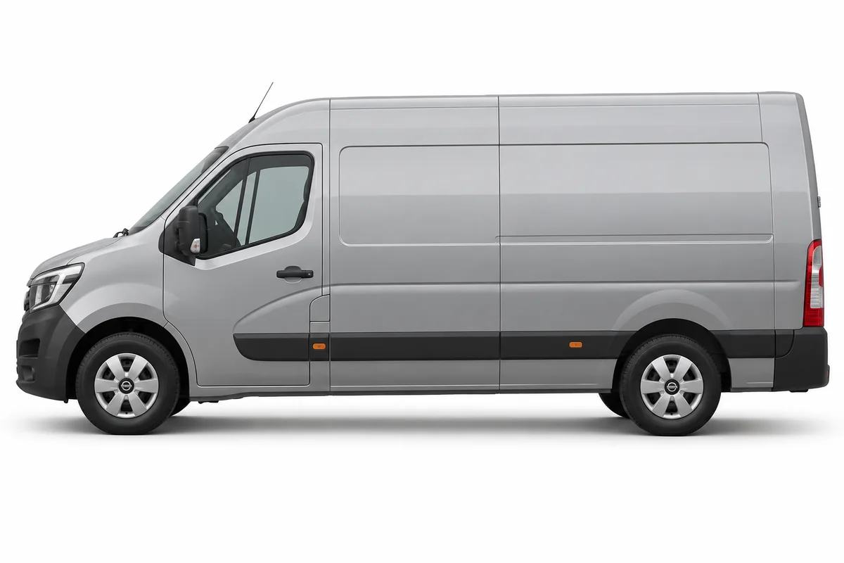 Illustrative side view of Nissan Interstar; model year and body style may differ