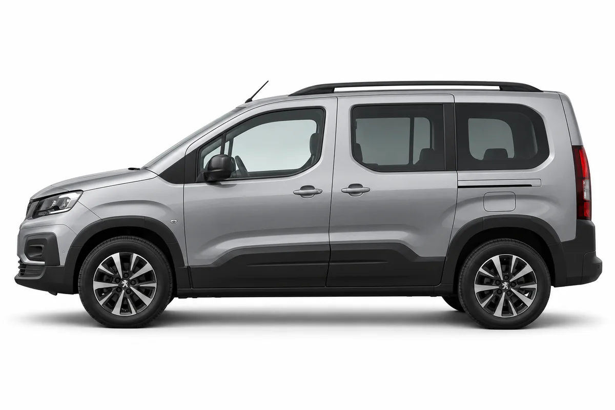 Illustrative side view of Peugeot RIFTER; model year and body style may differ