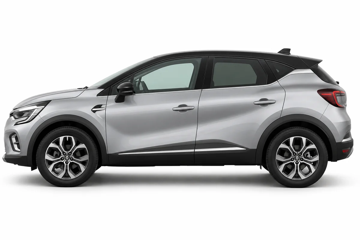 Illustrative side view of Renault CAPTUR; model year and body style may differ