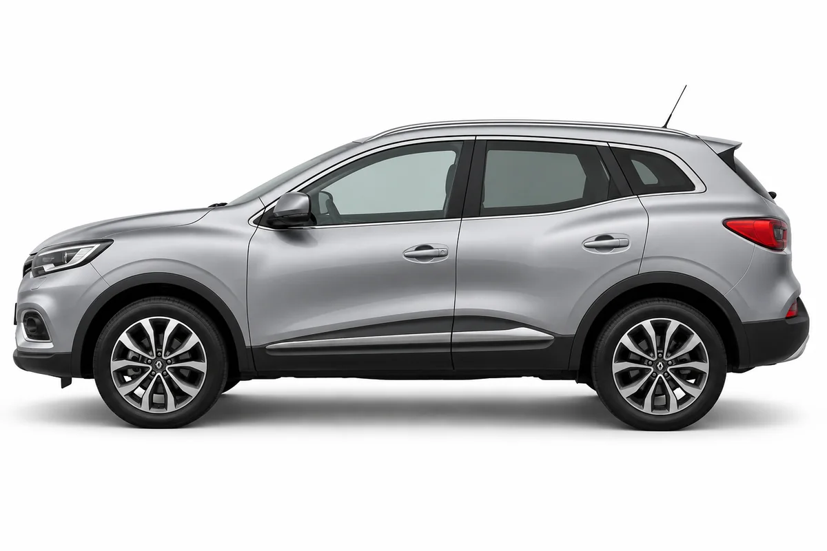 Illustrative side view of Renault KADJAR; model year and body style may differ