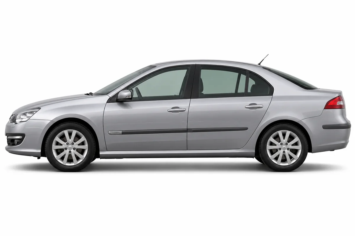 Illustrative side view of Renault Laguna; model year and body style may differ