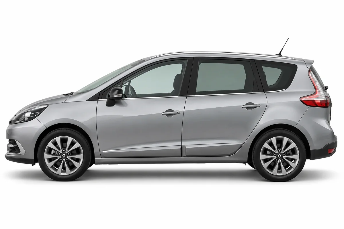 Illustrative side view of Renault SCENIC; model year and body style may differ