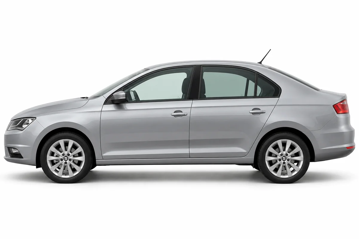 Illustrative side view of SEAT Toledo; model year and body style may differ
