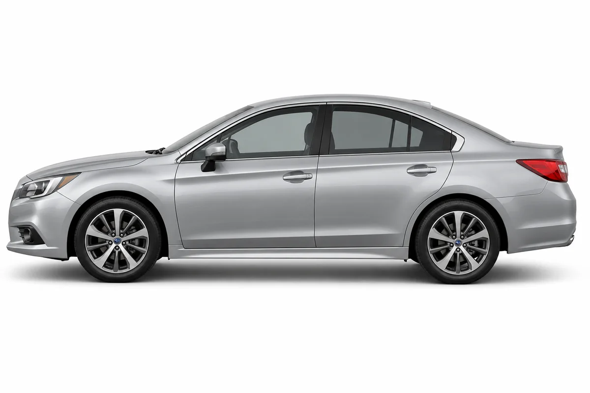 Illustrative side view of Subaru Legacy/Liberty; model year and body style may differ